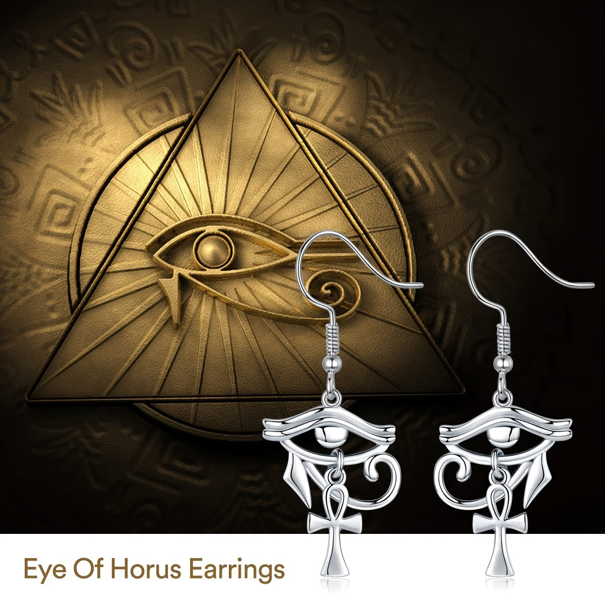 Ankh Horus Earrings