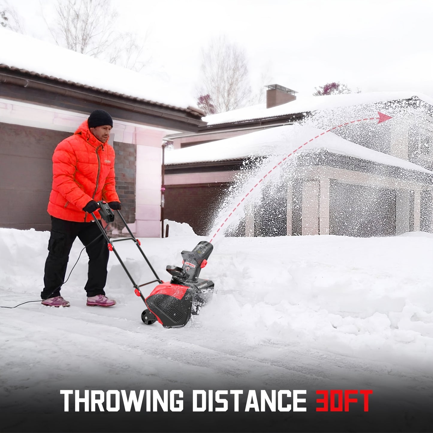 Power Smart 18-inch Corded Snow Blower